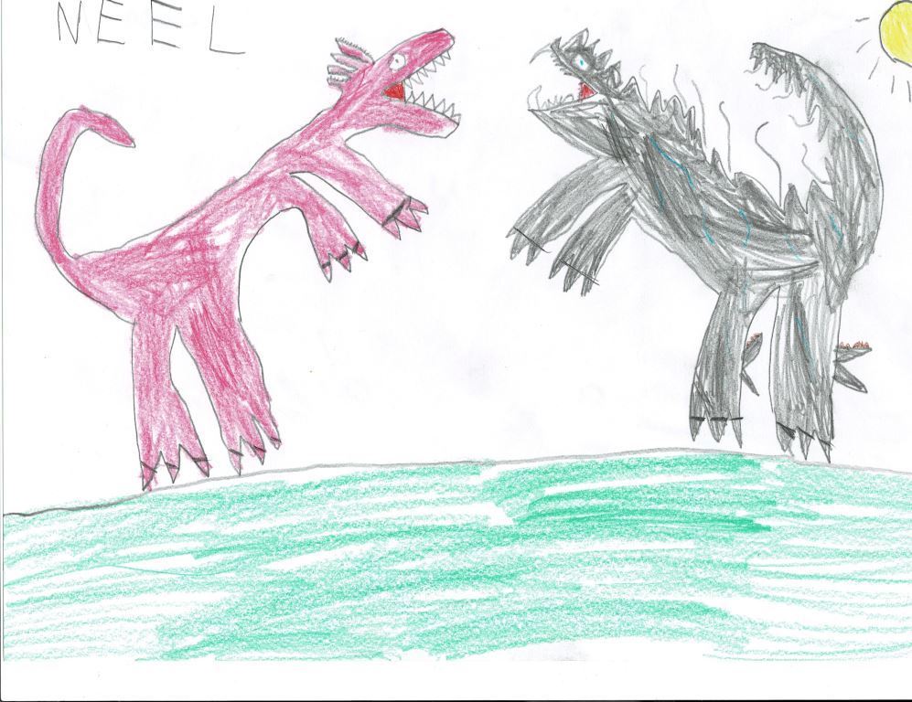 Axolotl godzilla vs Tornado Godzilla