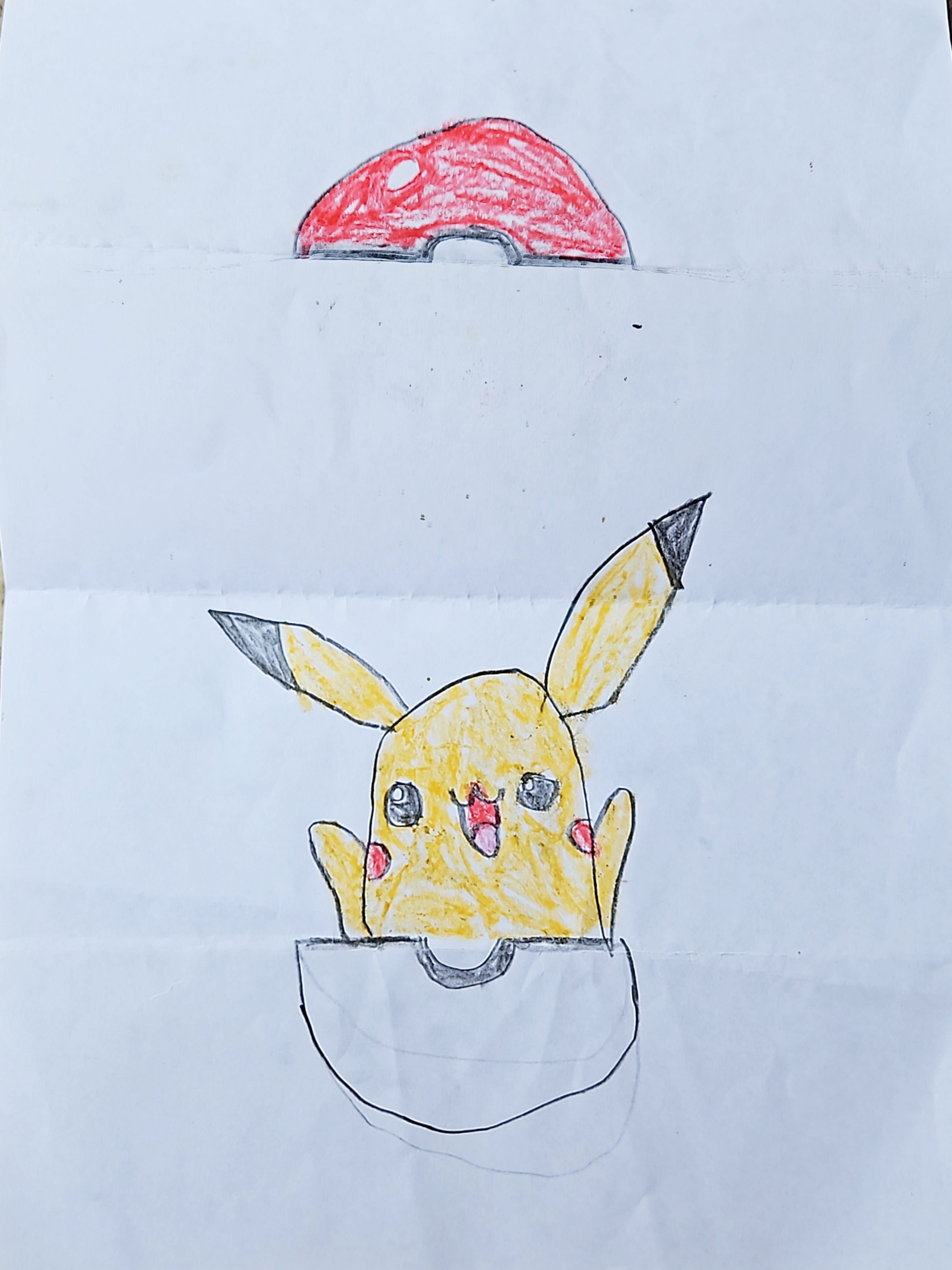 Pokeball surprise pikachu