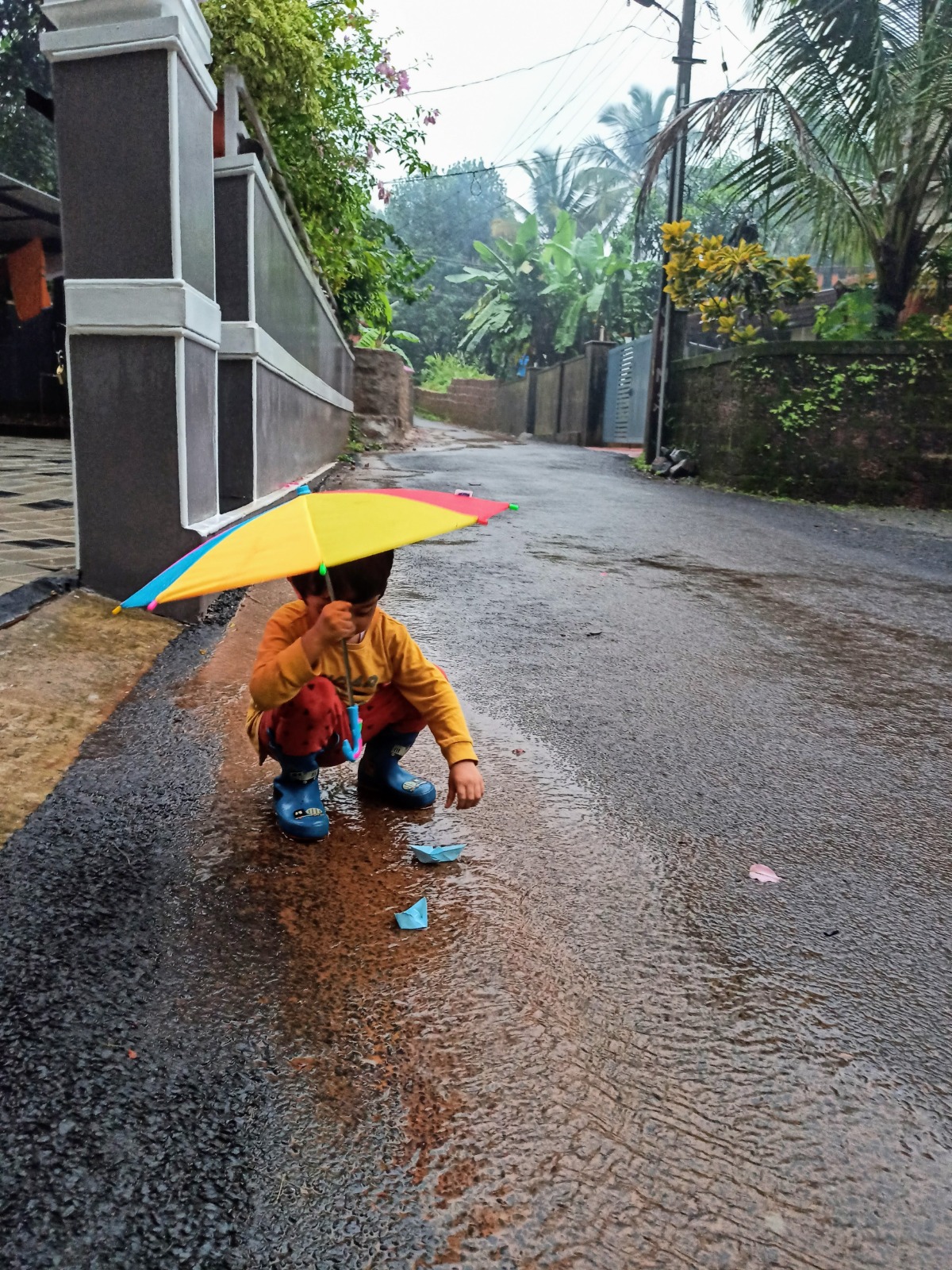 Paper Boats in Kerala